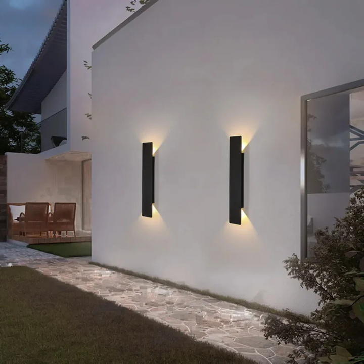Wetterfeste Aluminium-Wandleuchte – Modern, Robust & Energiesparend | Ideal für Fassade, Garten & Terrasse