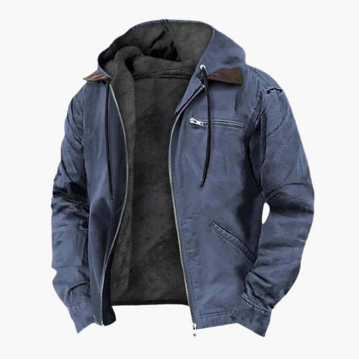 Lässige Winterjacke Mit Kapuze Für Herren | Mit Brusttasche