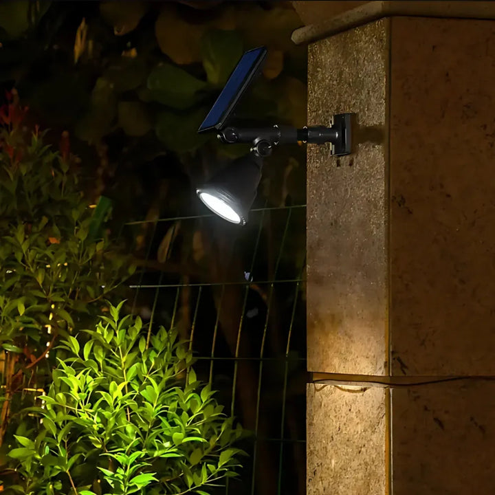 Solar Garden Spotlight Adjustable Colour Outdoor Lighting