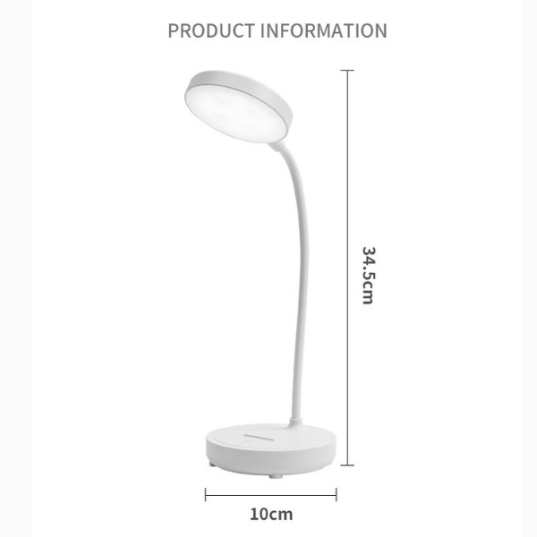 LED Desk Lamp Dimmable Light with Flexible Adjustment