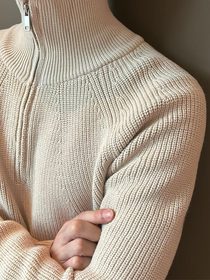 Strickpullover Für Herren | Halber Reißverschluss