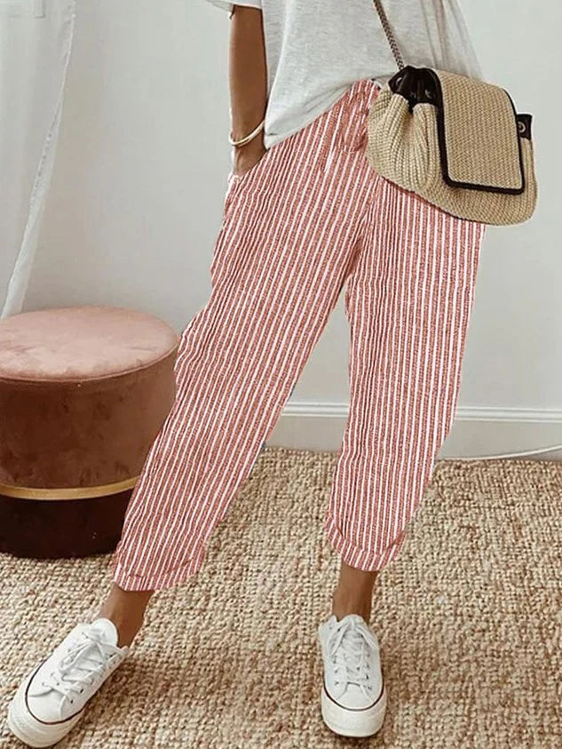 Anti-Sweat Luxe Leinenhose – Atmungsaktiv & Elegant für warme Tage | Leichte Herrenhose