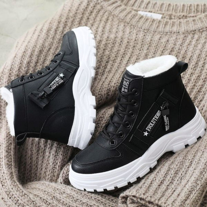 Damen Freizeit-Winterstiefeletten | Zum Schnüren