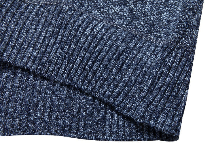 Stehkragenpullover Mit Kariertem Futter Für Herren | Winter
