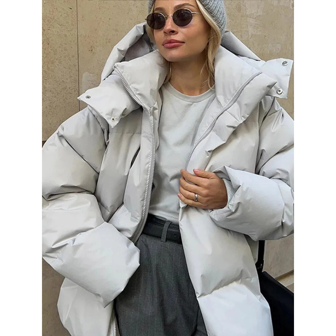 Gesteppte Daunenjacke Für Damen | Mit Kapuze