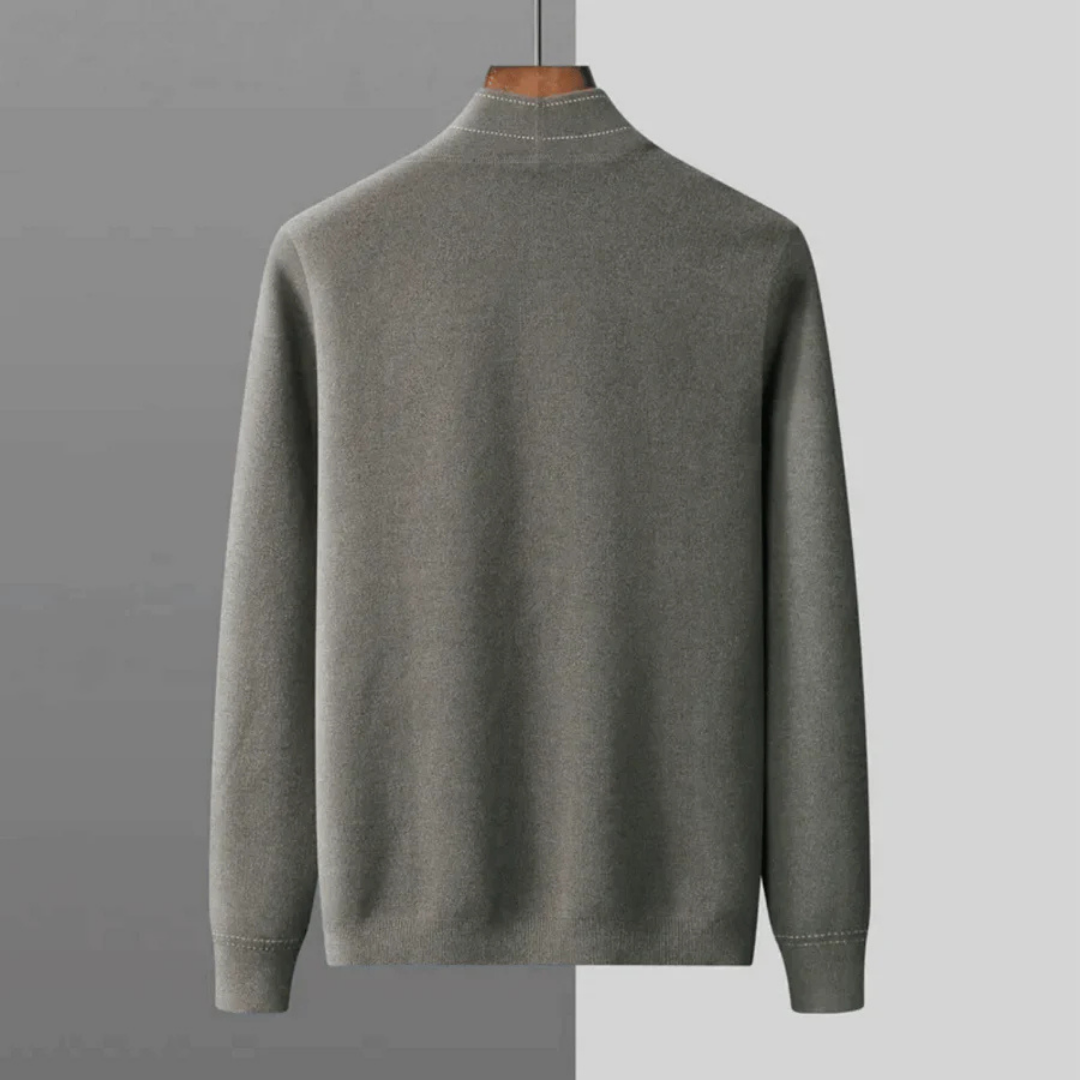 Moderner Cardigan Mit Langen Ärmeln Für Herren | Offene Vorderseite