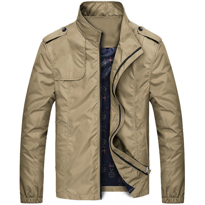 Moderne Übergangsjacke Mit Zipper Für Herren | Herbst