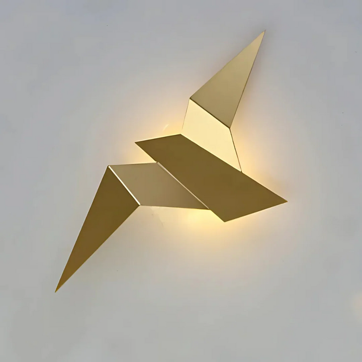 Origami-Wandlampe – Kreatives & Einzigartiges Design für stilvolle Innenräume | Dekorative Wandbeleuchtung für Wohnzimmer, Flur & Schlafzimmer