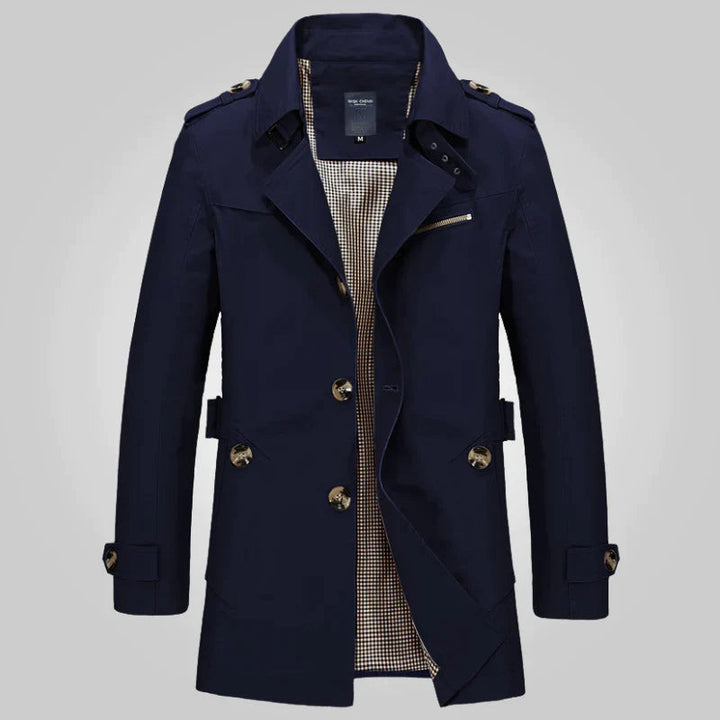 Trenchcoat Mit Stehkragen Für Damen | Mit Knopfdetails