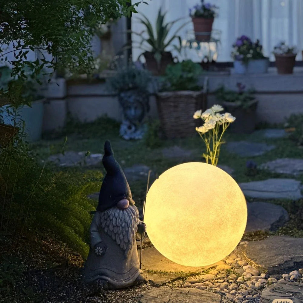 Lampes globe lune pour extérieur avec télécommande