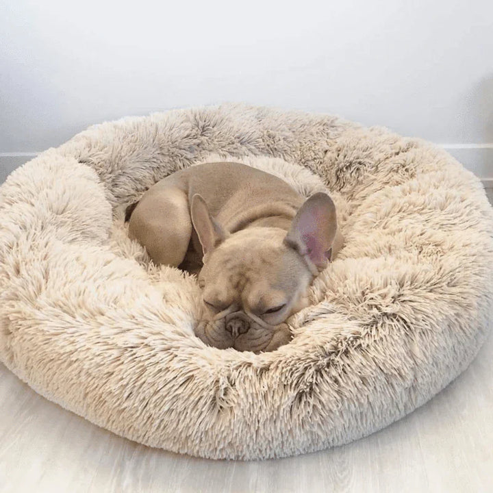 Chew Resistant Calming Dog Bed with Cooling Design