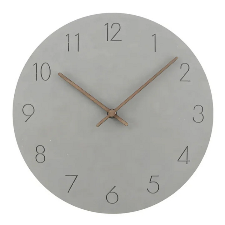 Holz-Wanduhr im minimalistischen Design – Stilvoll & Lautlos | Perfekt für Wohnzimmer, Büro & moderne Innenräume
