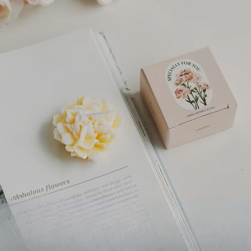 Mother's Day Floral Scented Decorative Candle