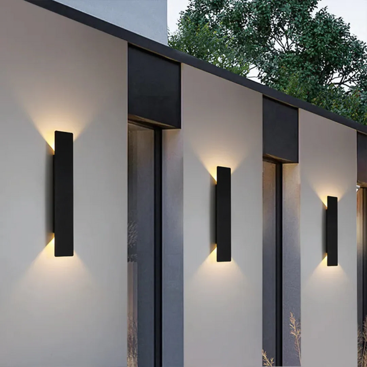 Wetterfeste Aluminium-Wandleuchte – Modern, Robust & Energiesparend | Ideal für Fassade, Garten & Terrasse