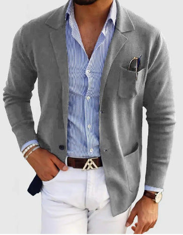 Herren Winterblazer Mit Langen Ärmeln | Button-up