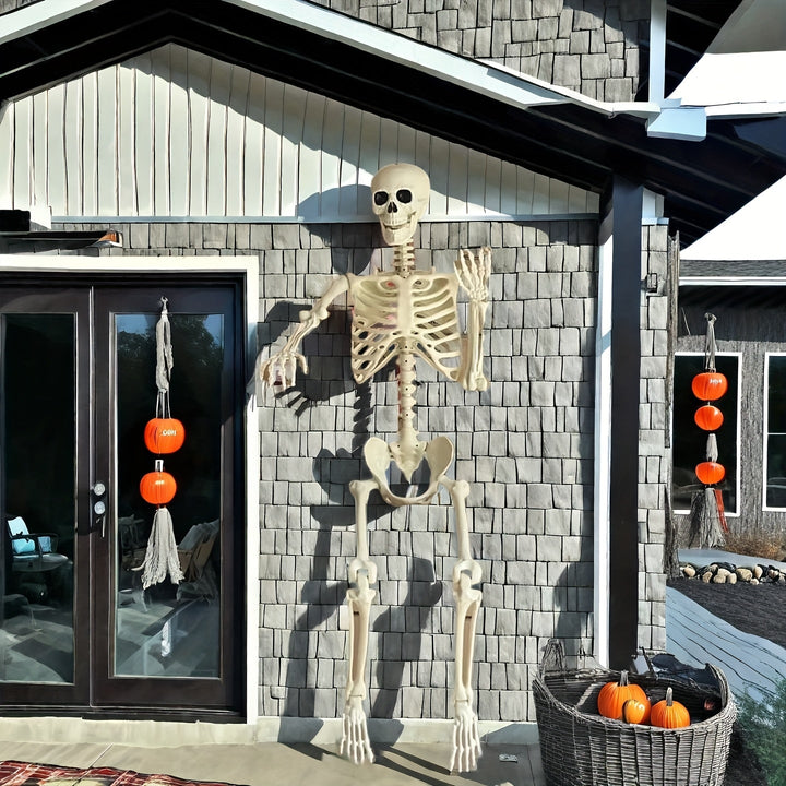 Standing Halloween Skeleton Figure 5.5 ft Garden Decoration