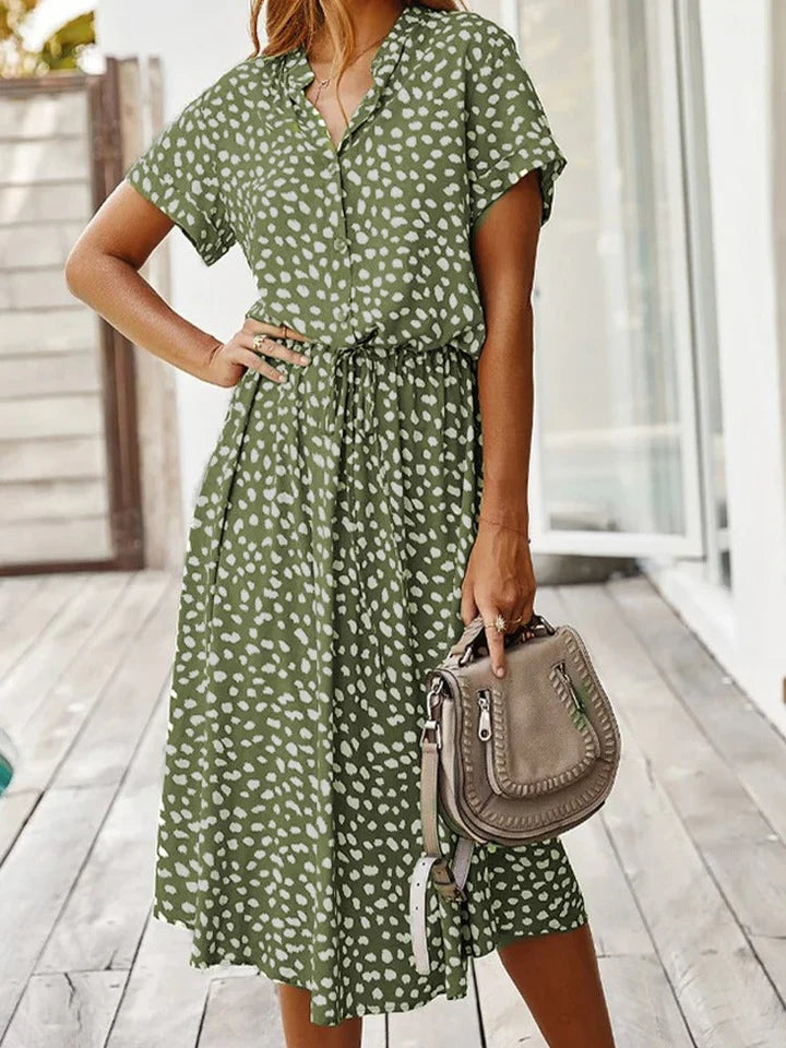 Sommerkleid mit Print für Damen – Lässig, Luftig & Bequem | Perfekt für warme Tage, Urlaub & Freizeit