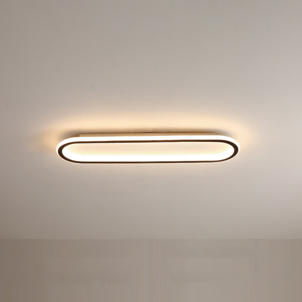 Rectangular LED Flush Ceiling Light Slim Modern Fitting