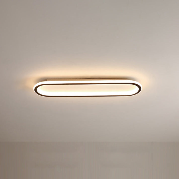 Rectangular LED Flush Ceiling Light Slim Modern Fitting