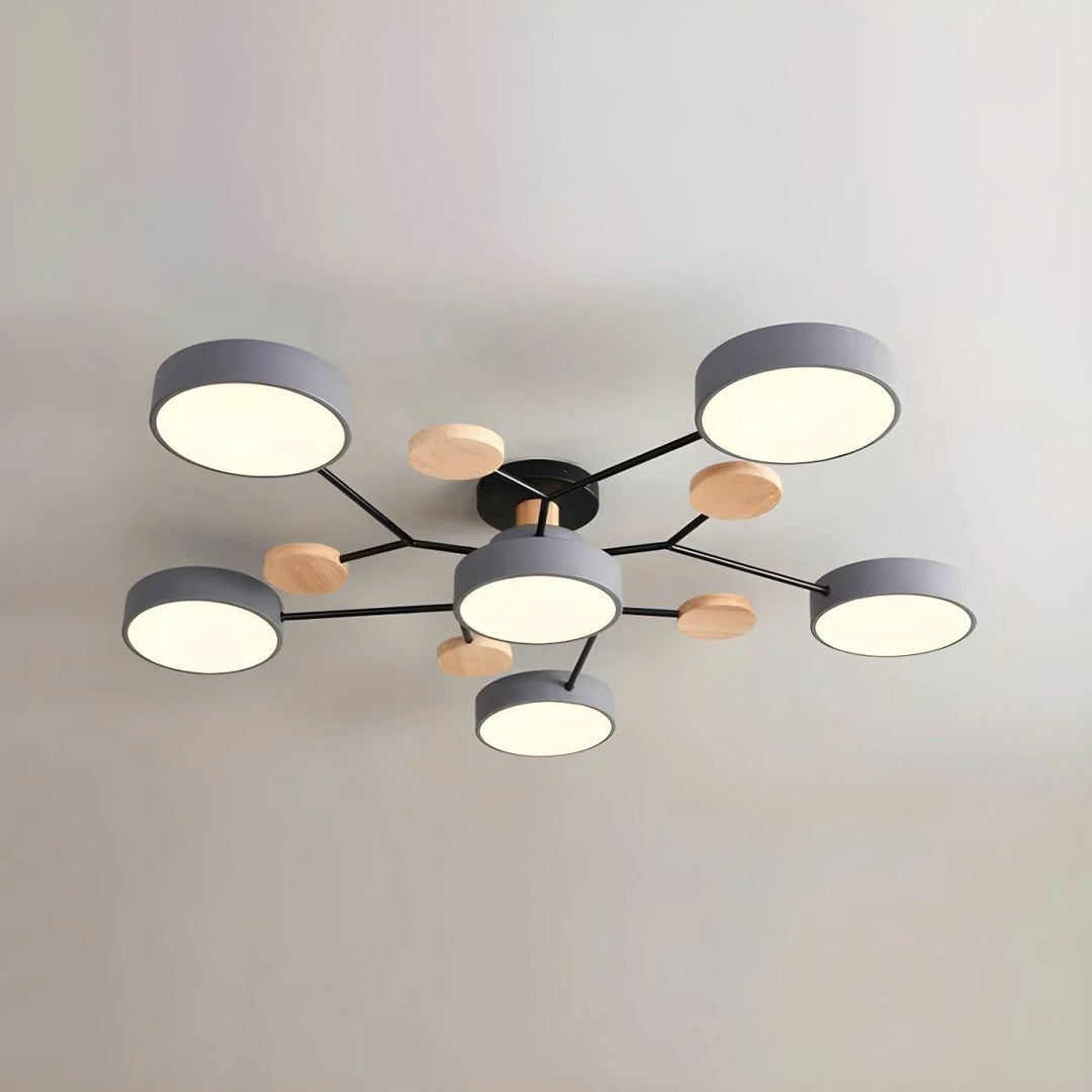 Contemporary LED Ceiling Light Flush Mount Multi-Light Fixture