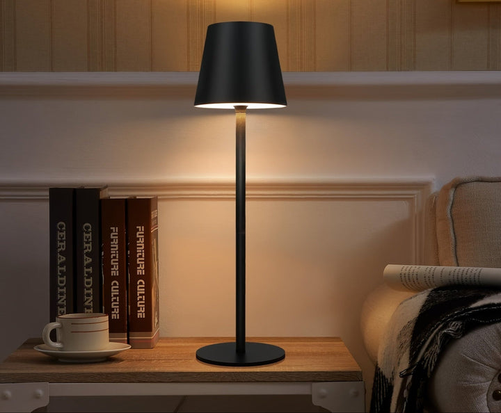 Touch Activated Rechargeable LED Table Lamp for Bedside Use