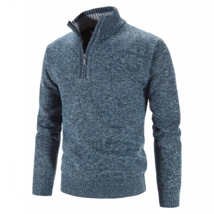 Herren Winterpullover Mit Langarm | Halb Reißverschluss