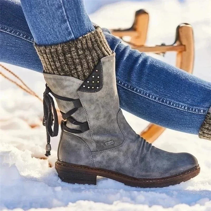 Damen Winter-Schnürstiefeletten | Stylisch