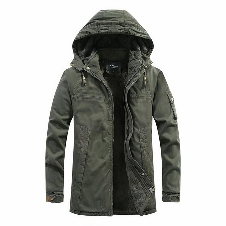 Elegante Winterjacke Für Herren | Mit Kapuze