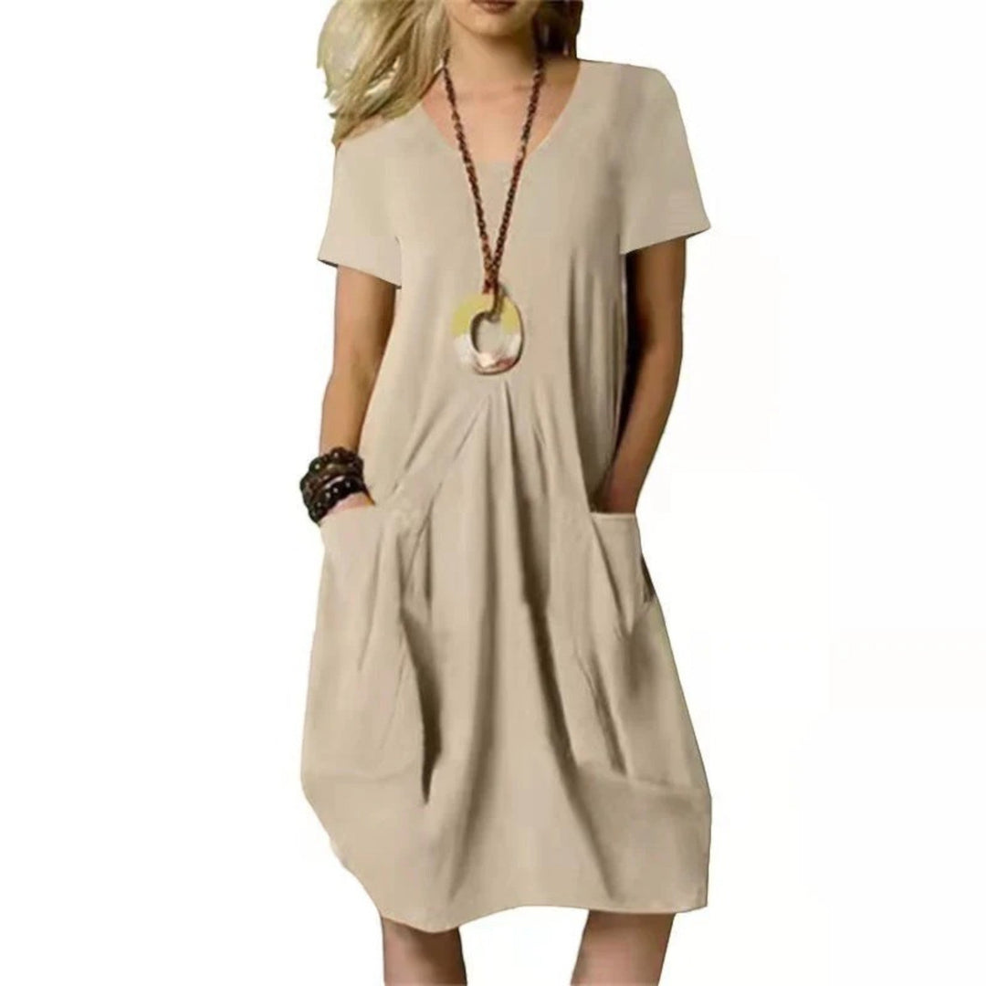 Manon | Lässiges Sommerkleid Mit Taschen Für Damen