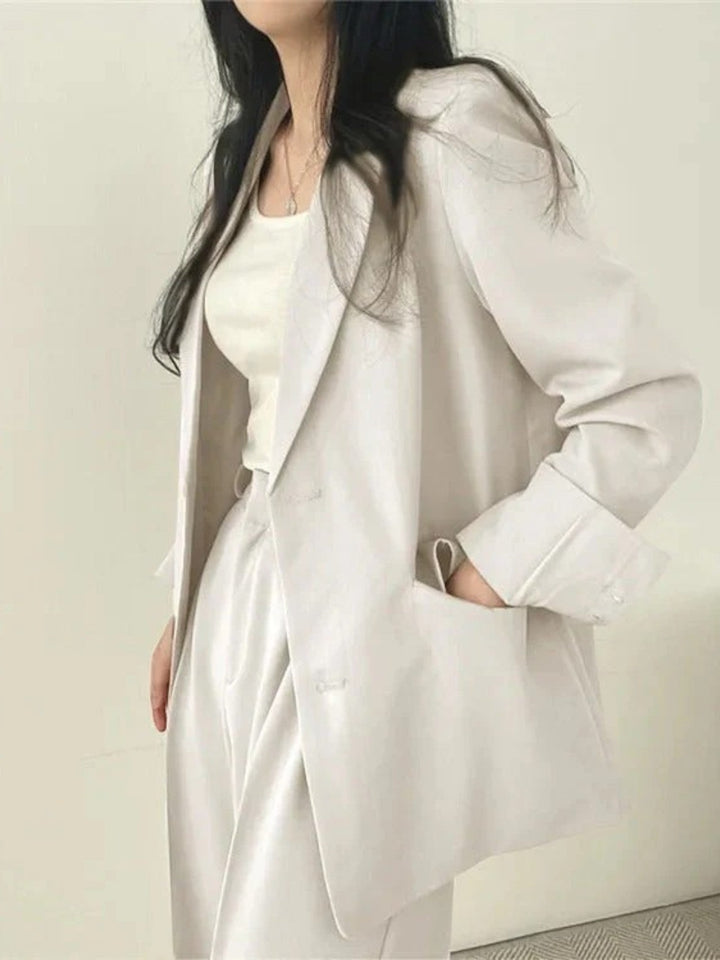 Amandine | Lässiges Blazer-set In Übergröße Für Damen