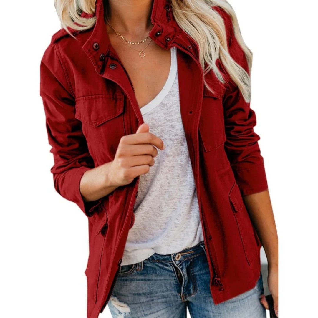 Lorena | Moderne Schicke Jacke Für Damen | Viele Taschen