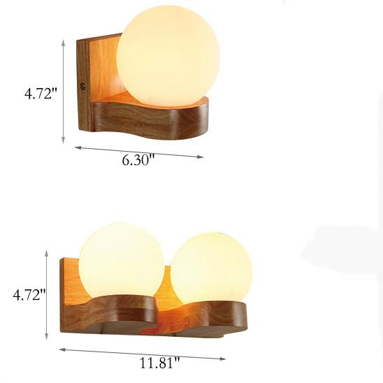 Contemporary Globe Wall Light