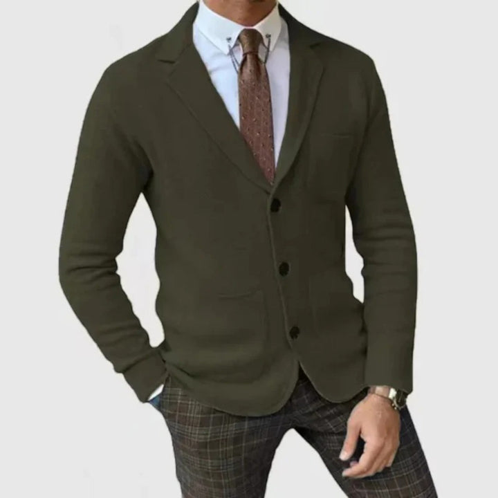 André | Lässiger Strickblazer Für Herren | Leicht