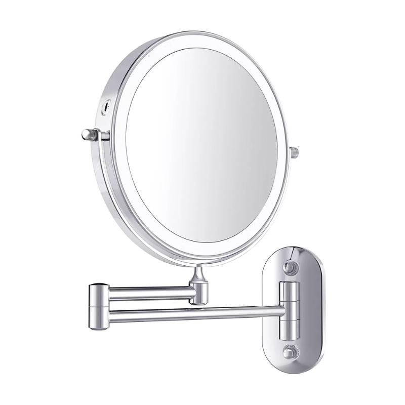 LED Makeup Mirror with Rechargeable Adjustable Lighting