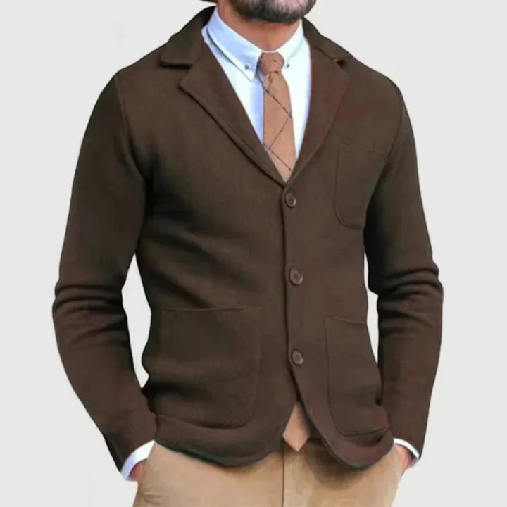 André | Lässiger Strickblazer Für Herren | Leicht