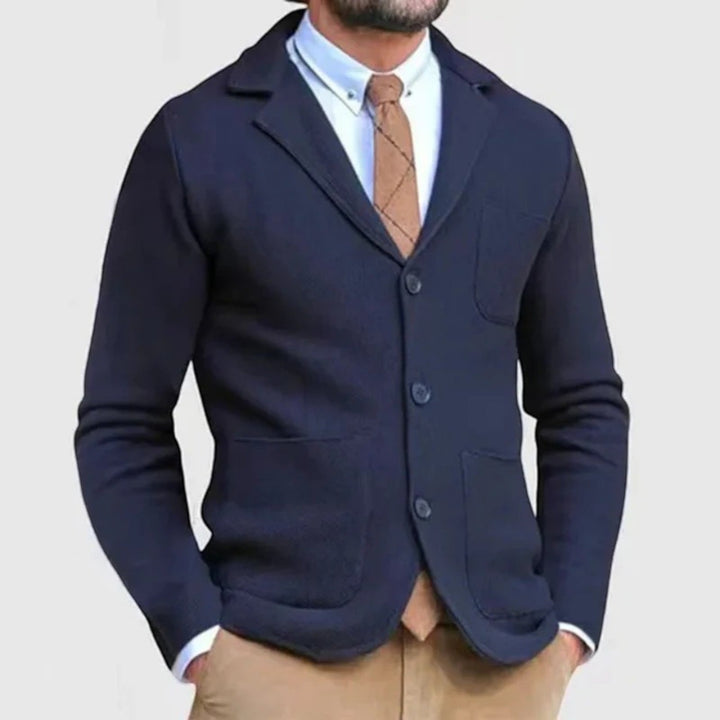André | Lässiger Strickblazer Für Herren | Leicht
