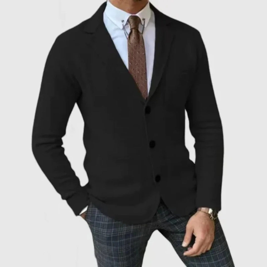 André | Lässiger Strickblazer Für Herren | Leicht