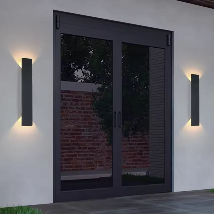 Wetterfeste Aluminium-Wandleuchte – Modern, Robust & Energiesparend | Ideal für Fassade, Garten & Terrasse