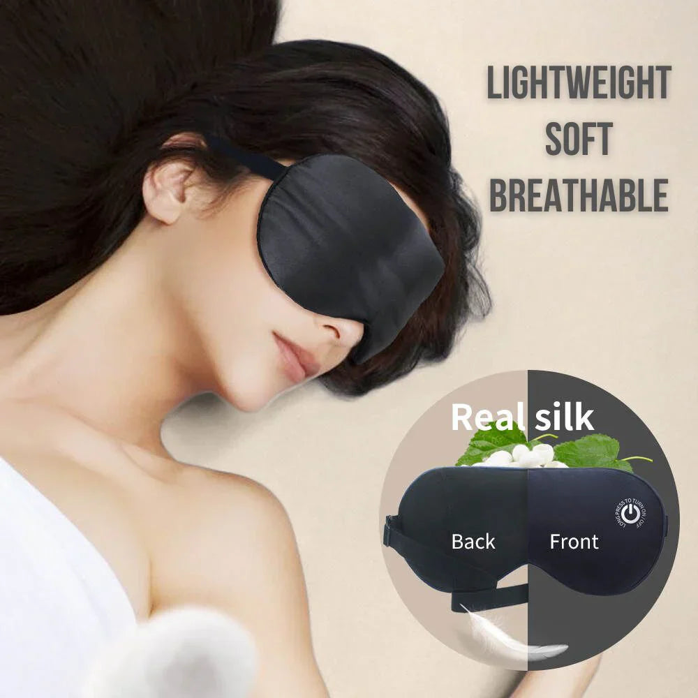 Rechargeable Heated Eye Mask with Adjustable Warm Settings