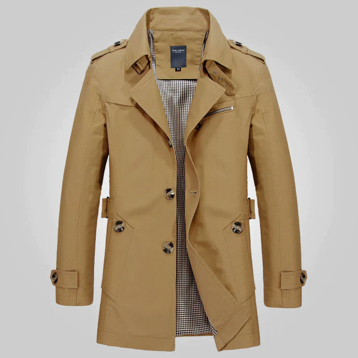 Trenchcoat Mit Stehkragen Für Damen | Mit Knopfdetails