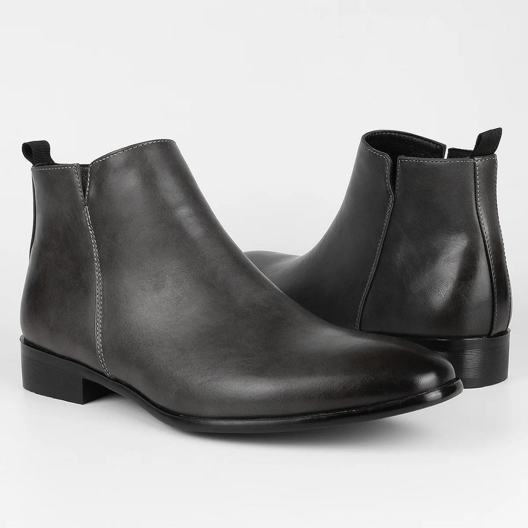 Herren-stiefeletten Mit Spitzer Spitze | Mit Seitlichem Reißverschluss