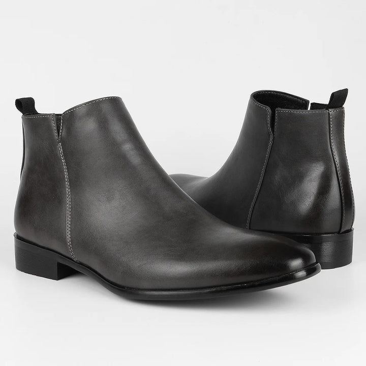 Herren-stiefeletten Mit Spitzer Spitze | Mit Seitlichem Reißverschluss