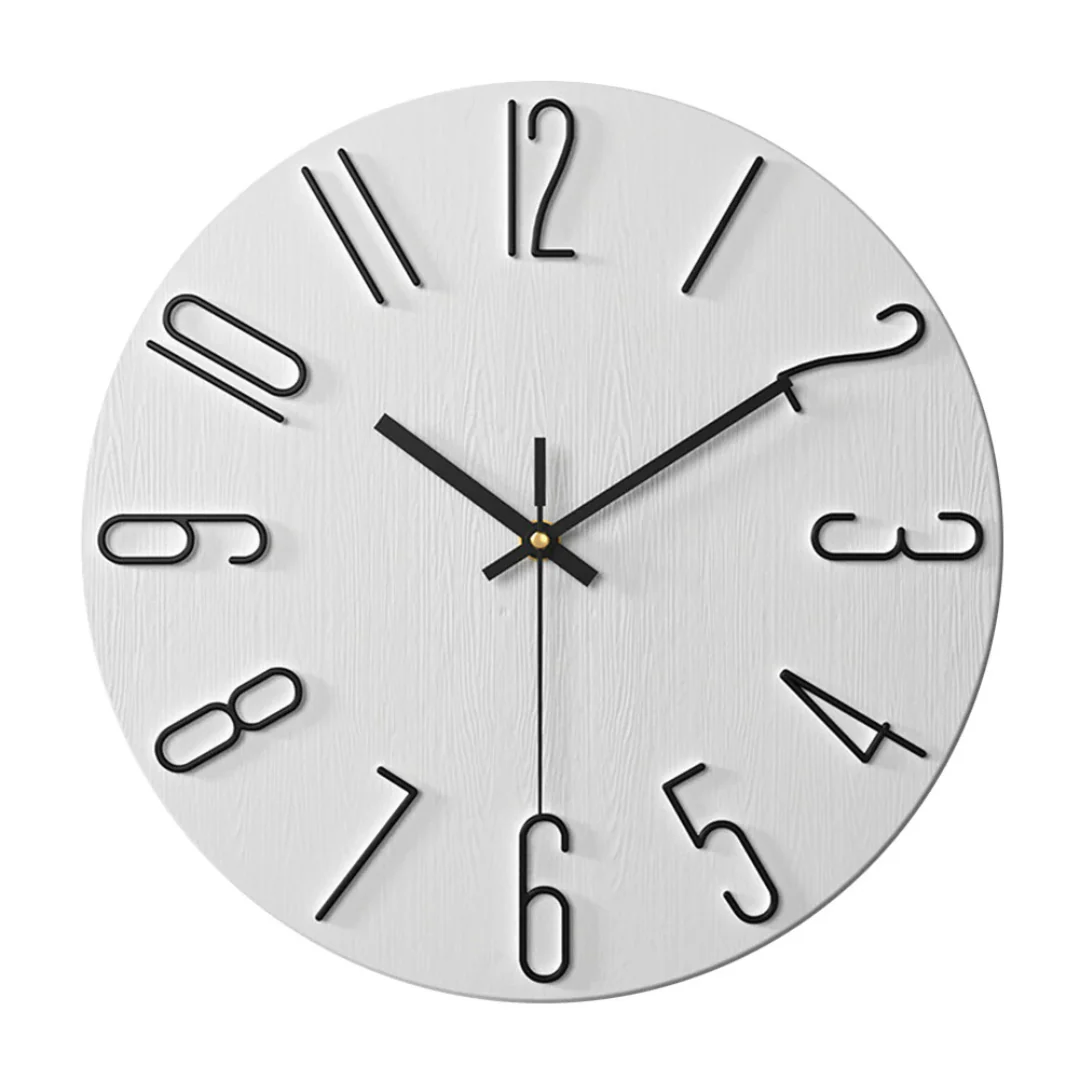 Moderne Wanduhr – Stilvolles Design für Wohnzimmer, Büro & Flur | Dekorative & leise Uhr für jedes Interieur