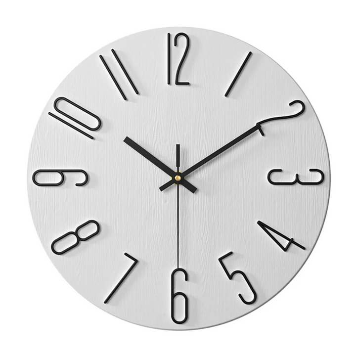 Moderne Wanduhr – Stilvolles Design für Wohnzimmer, Büro & Flur | Dekorative & leise Uhr für jedes Interieur