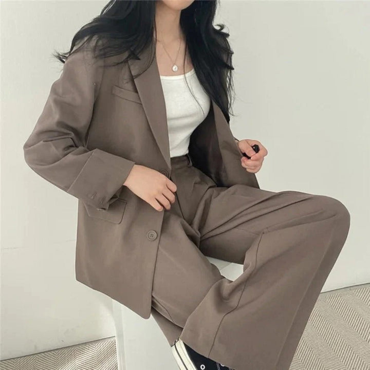 Amandine | Lässiges Blazer-set In Übergröße Für Damen