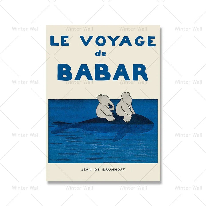 Le Voyage De Babar Wall Art Exquisite Artistic Home Display