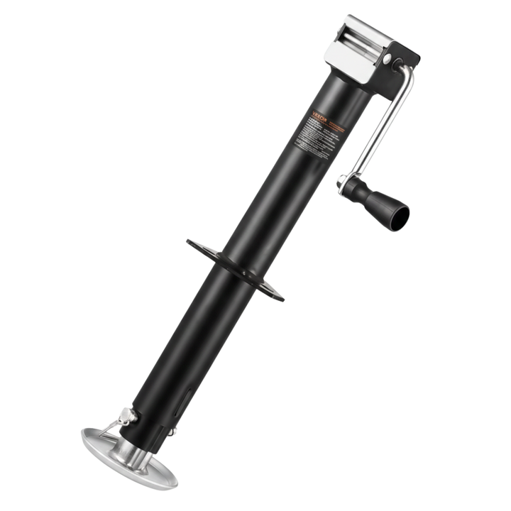 5000 lb A-Frame Trailer Jack, 15 in Travel, Adjustable Drop Leg