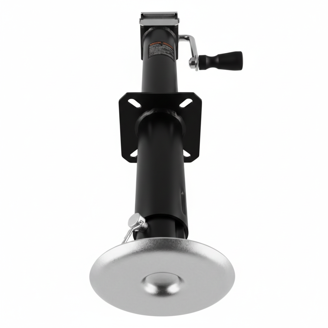 5000 lb A-Frame Trailer Jack, 15 in Travel, Adjustable Drop Leg