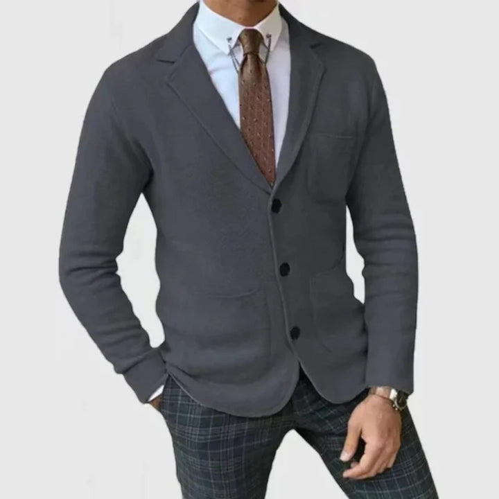 André | Lässiger Strickblazer Für Herren | Leicht