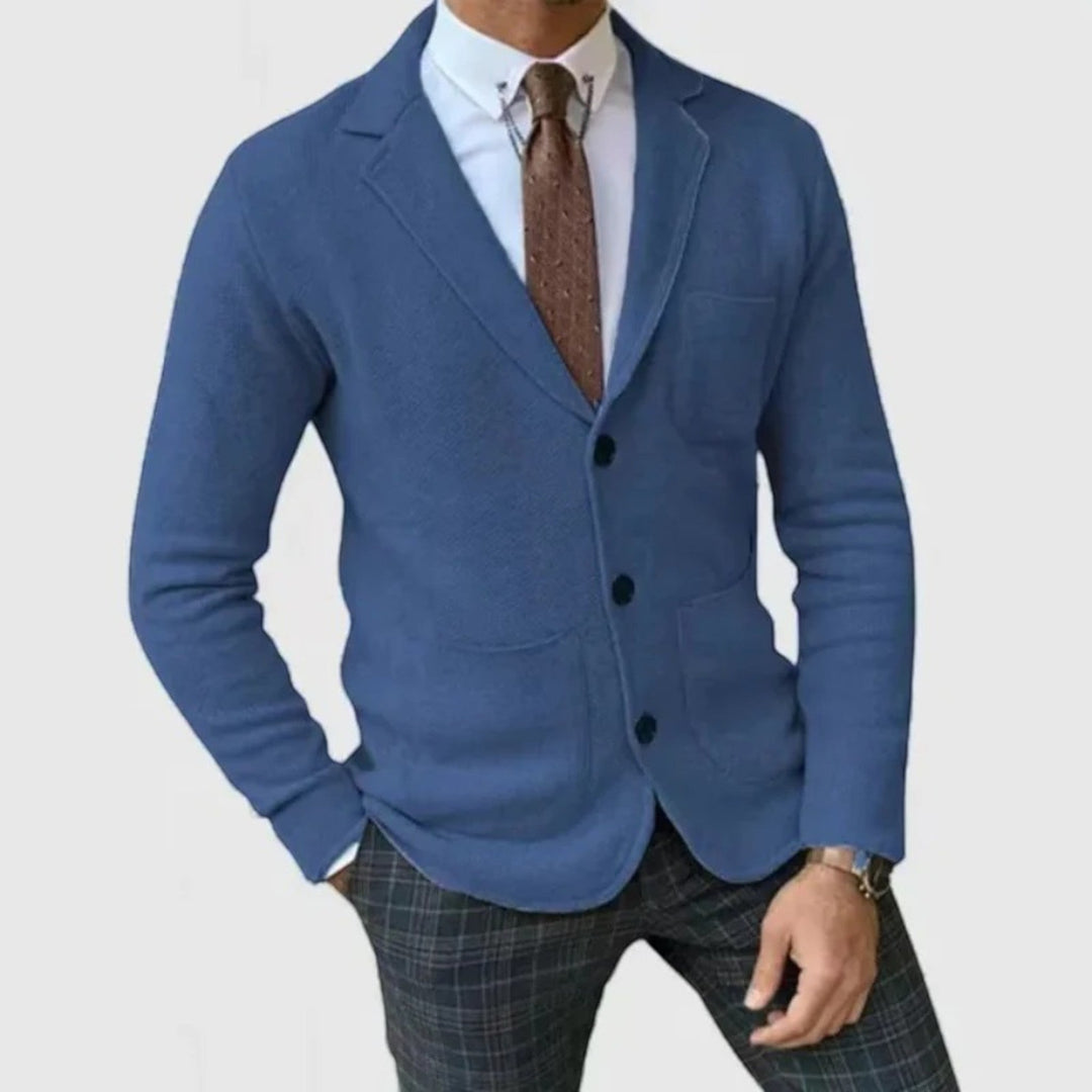 André | Lässiger Strickblazer Für Herren | Leicht